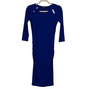 Isabella Oliver Anetta Stretchy Jersey Maternity Dress Blue Size 1 NWT Classic